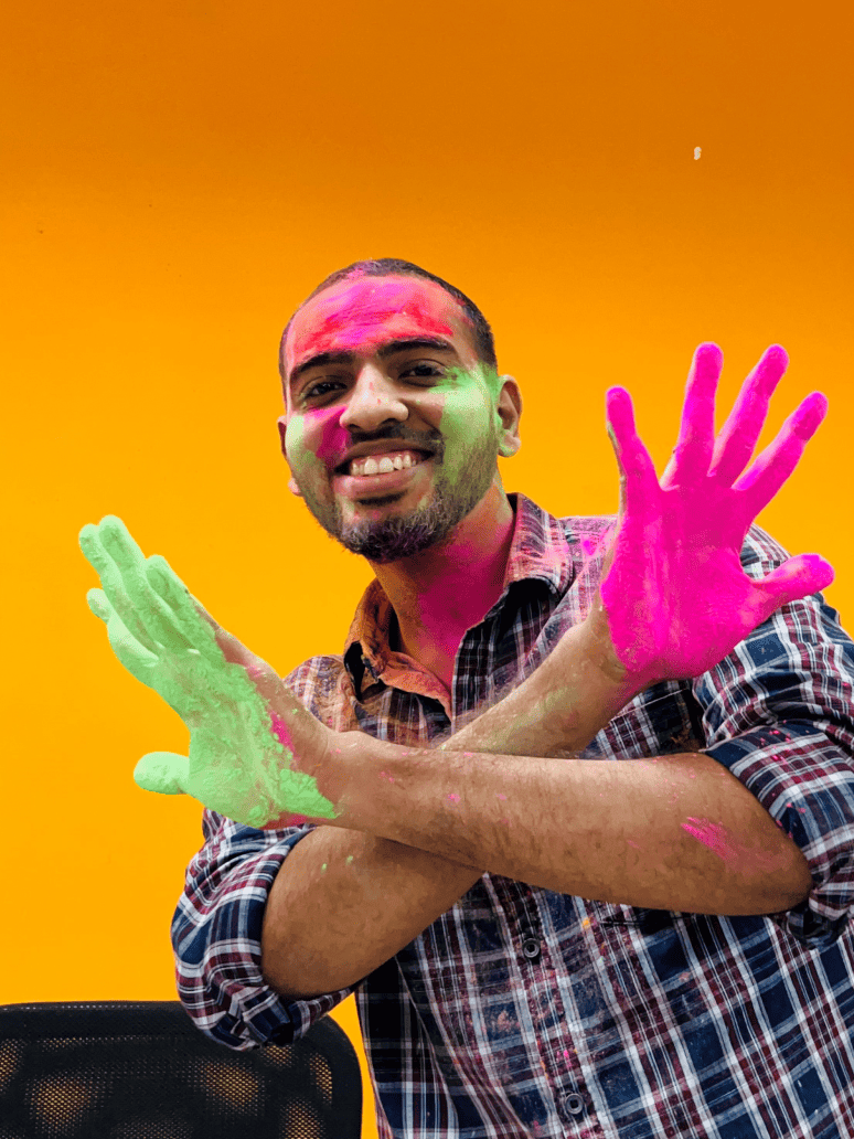 Associate during holi.png